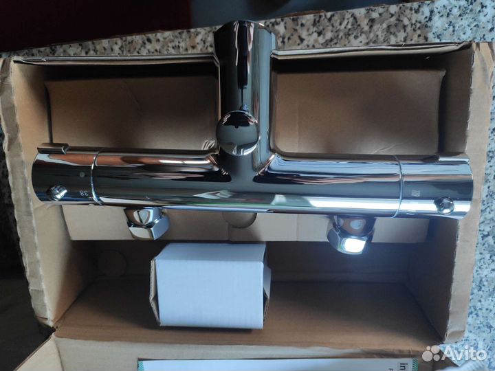 Смеситель для ванны с термостатом