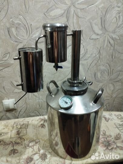 Дистиллятор бытовой, (самогонный аппарат)