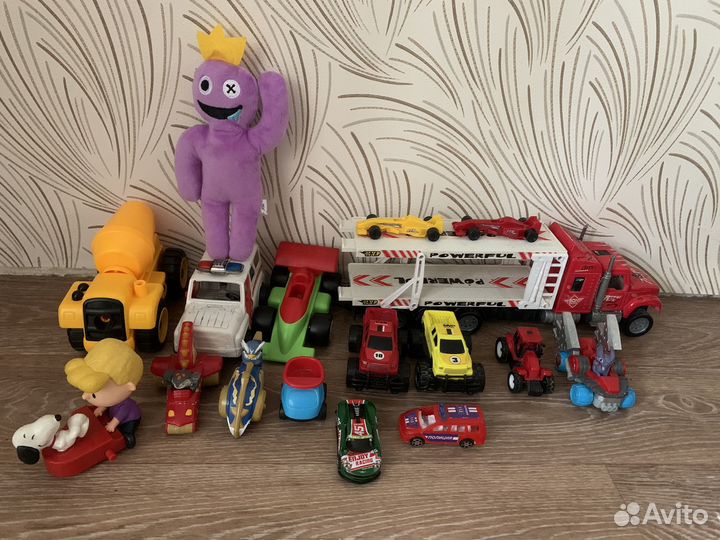 Игрушки машинки пакетом