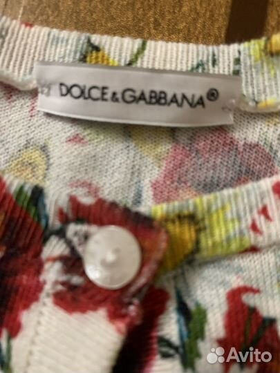 Кофточка dolce & gabbana 11-12 лет