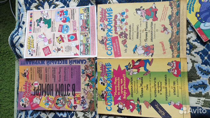 Комиксы Бамси Русалочка Микки Маус Утиные Истории