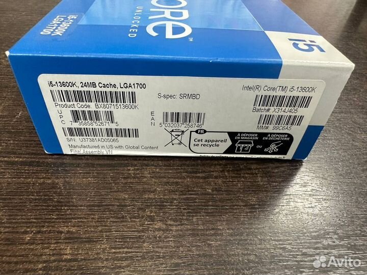 Процессор Intel Core i5-13600K BOX