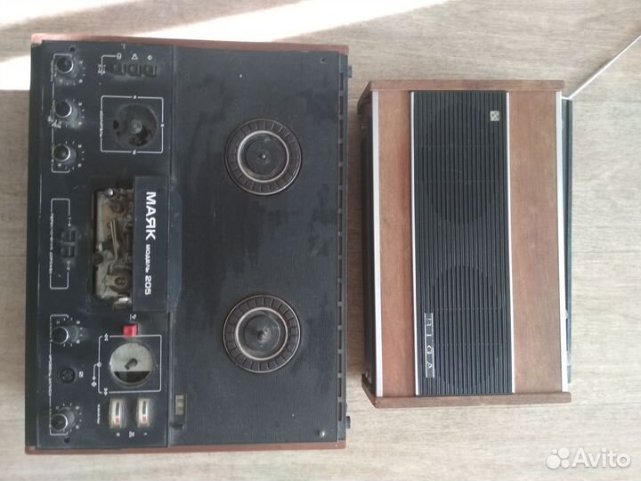 Катушечный магнитофон маяк 205
