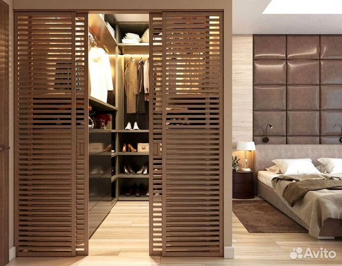 Реечные перегородки / Перегородки из реек