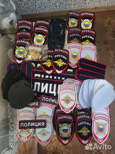 Шевроны и нашивки на форму полиции