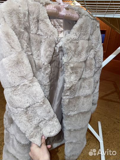 Весенее пальто детское на шелковом подкладе