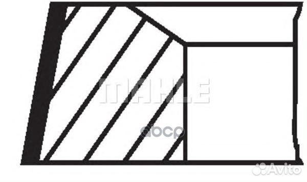 Кольца поршневыеd123 3.5x3x4/1 6xRVI Premium-3