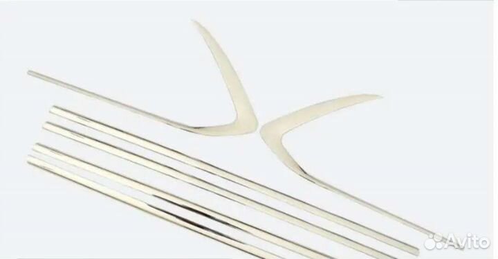 Хромированные накладки mitsubishi outlander 3 2016