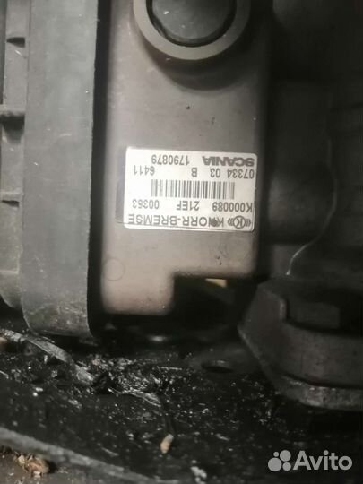 Тормозной кран scania