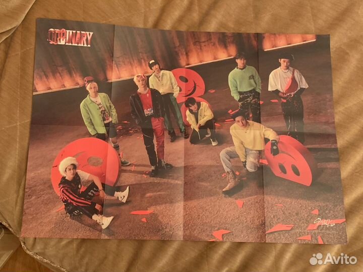 Плакат stray kids oddinary