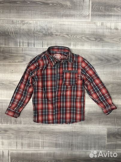 Рубашка детская в клетку 2-6 лет