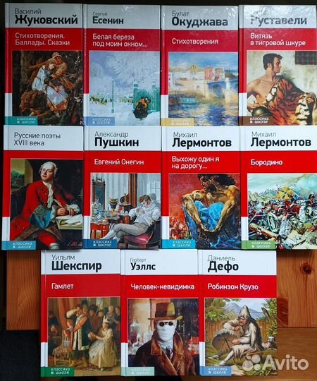 Книги серии Классика в школе (11 книг)