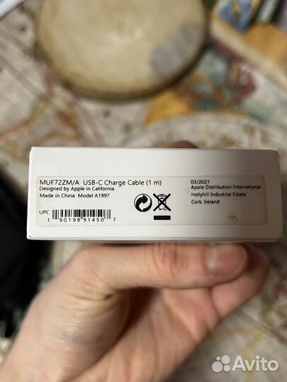 Apple type c кабель