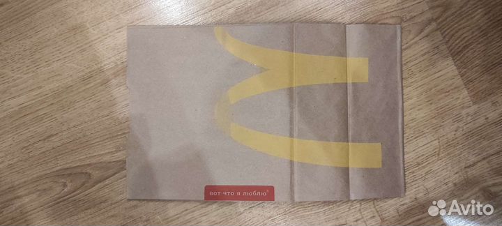 Бумажный пакет макдональдс