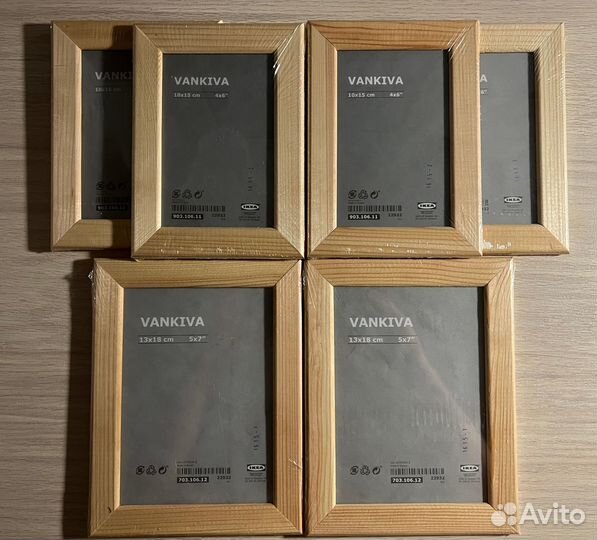 Рамки для фото IKEA, 8штук