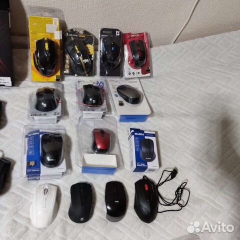 Беспроводная и проводная мышь