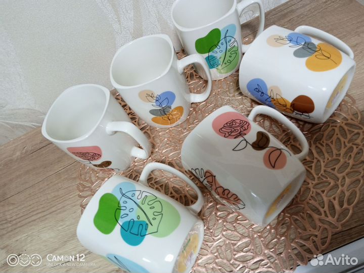 Набор кружек новый