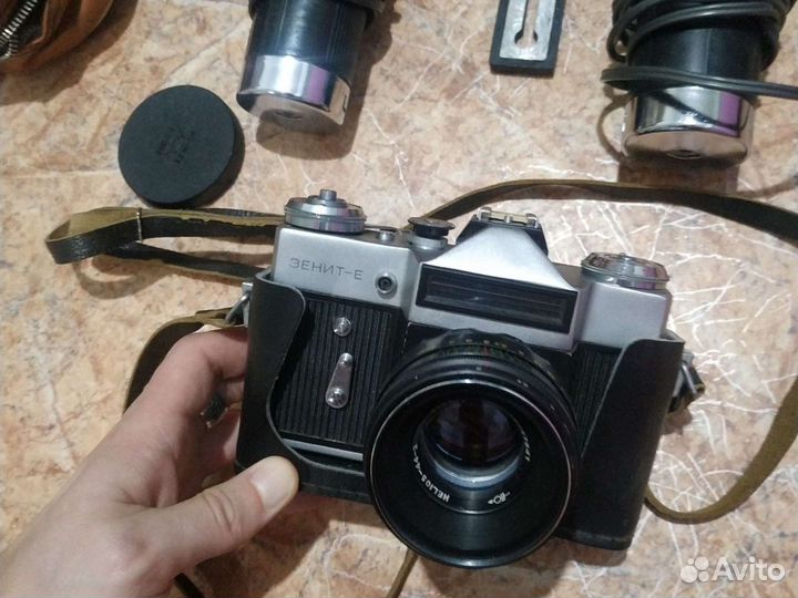 Фотоаппарат Зенит - Е с вспышкой