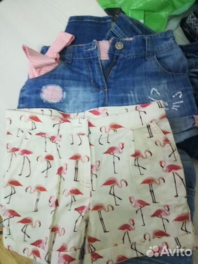 Пакет детских вещей для девочки. Р. 110