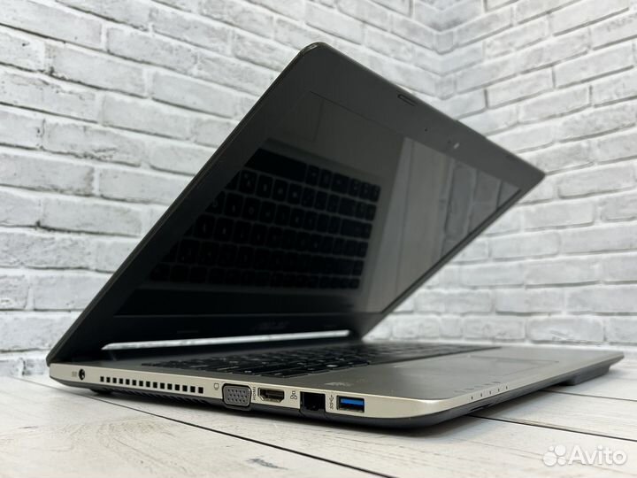 Алюминиевый ноутбук Asus i7/1000gb/8gb/гарантия