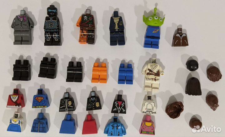 Lego детали, минифигурки, оружие