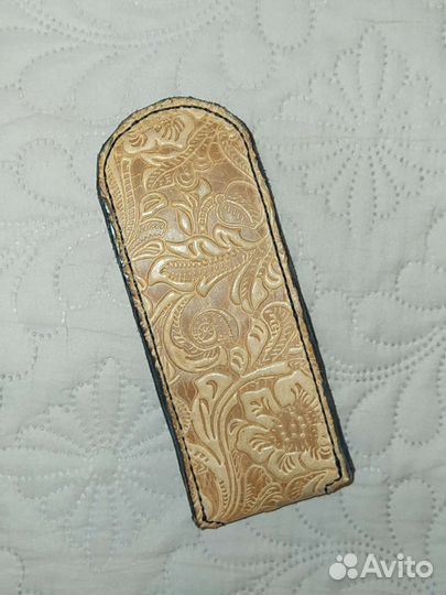 Чехол для очков очёчник кожаный