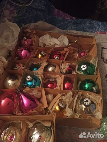 Набор елочных игрушек СССР