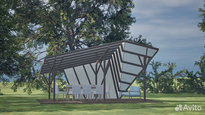 Проект беседки Крона