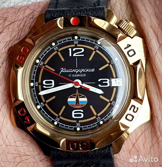 Часы Восток командирские вкс 24Б
