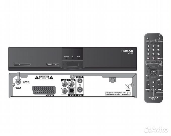 Ресивер humax с действующей картой НТВ+