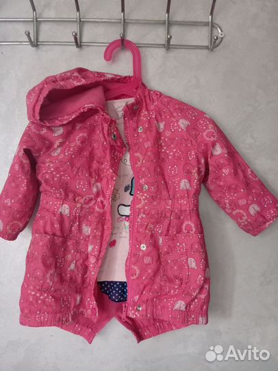Куртка для девочки 74,80,86,92,98