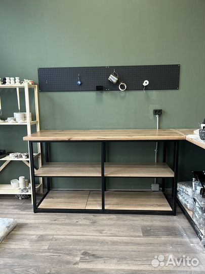 Стол высокий лофт