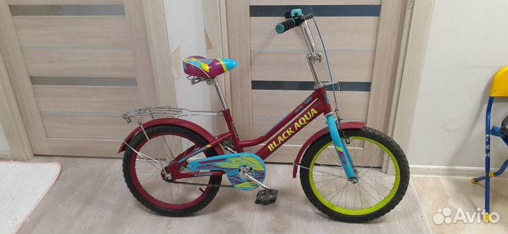 Велосипед детский Black Aqua для девочки 18 дюймов