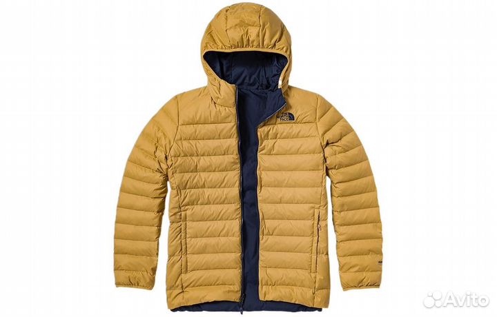 THE north face Down Jacket Men Yellow (L)(30)