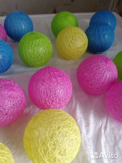Пластиковые шарики для творчества и декора