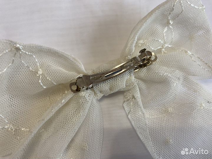 Бант кружевной для волос