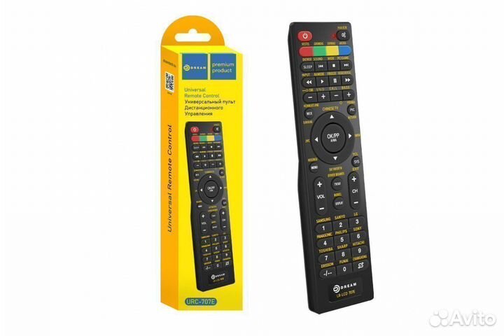 Пульт универсальный dream URC-707E для TV
