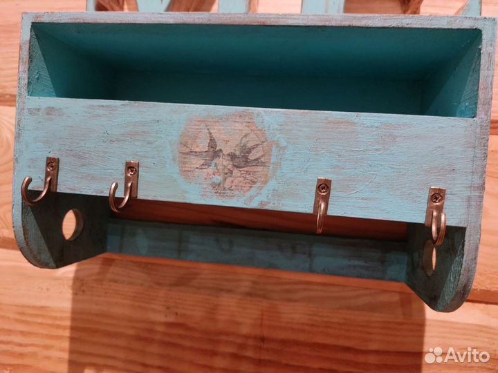 Полка настенная деревянная