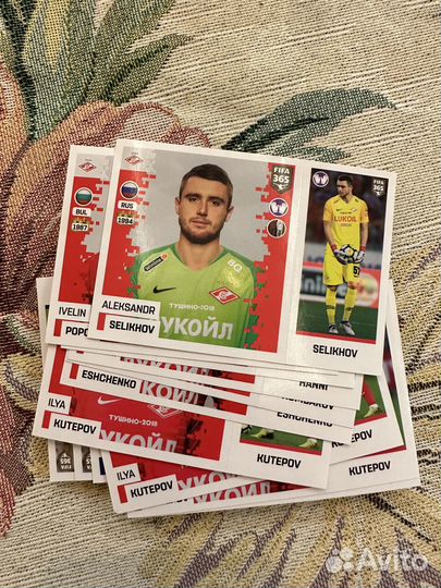 Наклейки panini футбол fifa 365 2019