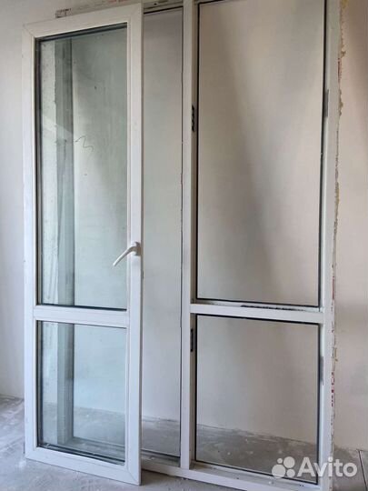 Пластиковые двери пвх бу