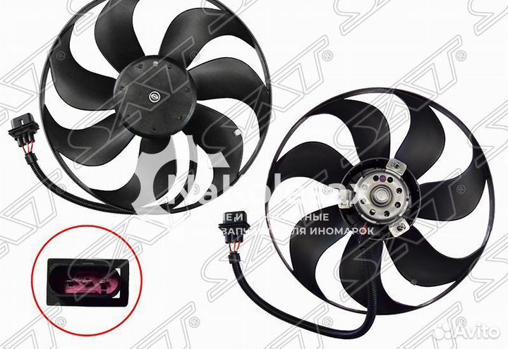 Вентилятор радиатора в сборе skoda octavia 1997/au