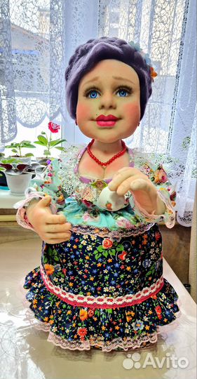 Кукла грелка на чайник