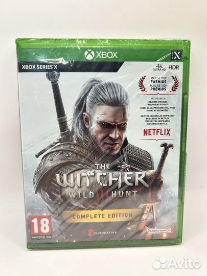 Диск xbox Witcher 3 Wild Hunt Complete Edition