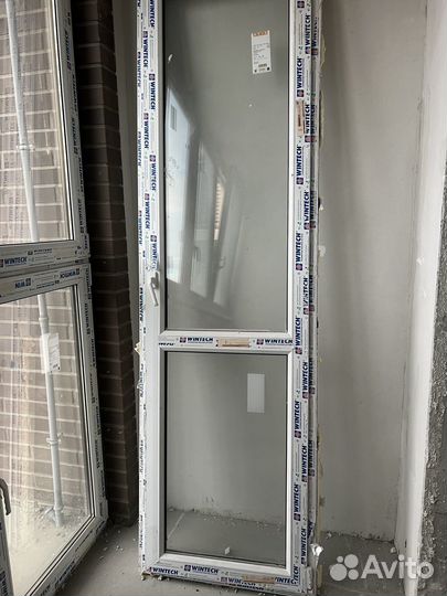 Балконный блок с дверью б/у