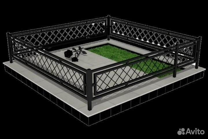 Оградки на кладбище