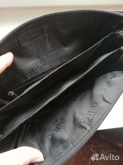 Мужская кожаная сумка бу