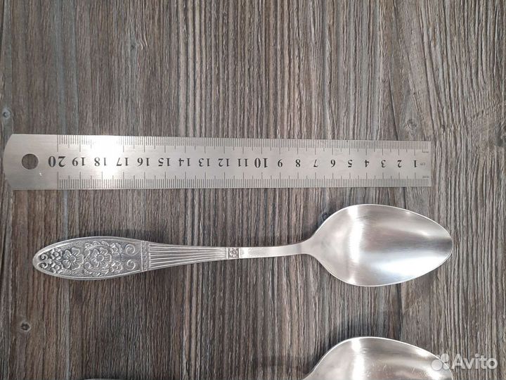 Ложки столовые, чайные мельхиор СССР