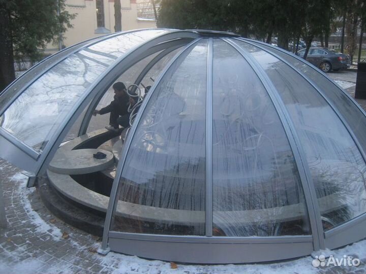 Панорамные купола стеклянные