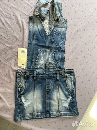 Сарафан джинсовый