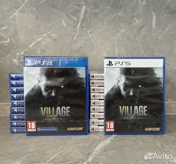 Resident Evil 8: village PS4/PS5 новые диски